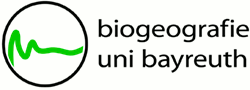 Logo Lehrstuhl für Biogeografie